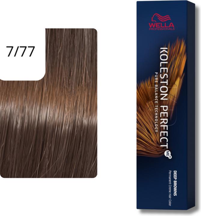Actual product image Wella Koleston Deep Browns (7/77 medium blonde brown intensive)