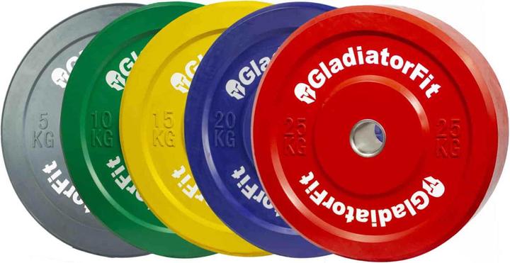 Actual product image Gladiatorfit bumper plate (1 x 15 kg)