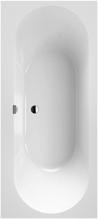 Villeroy & Boch V&B baignoire encastrée OBERON 2.0 R-éck1800x800mm blanc (180 cm, 80 cm)