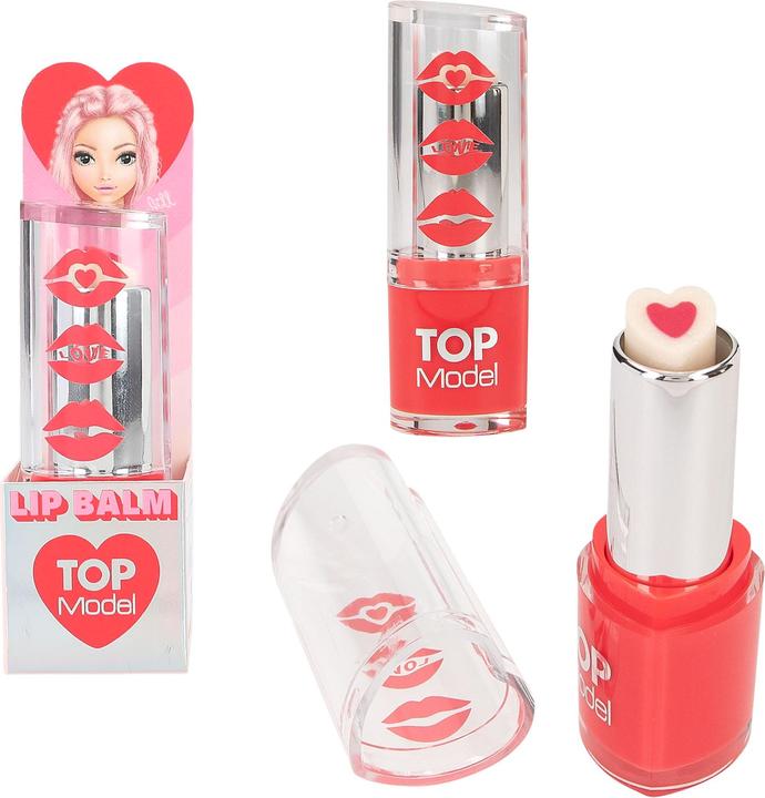 Actual product image Top Model Topmodel - Heart in Heart Lipbalm - Pink, Red - 3.7 grams