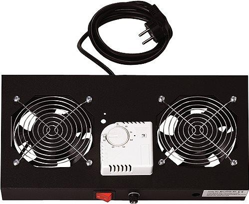 Actual product image Digitus Plug-in fan, 2 fans, SW