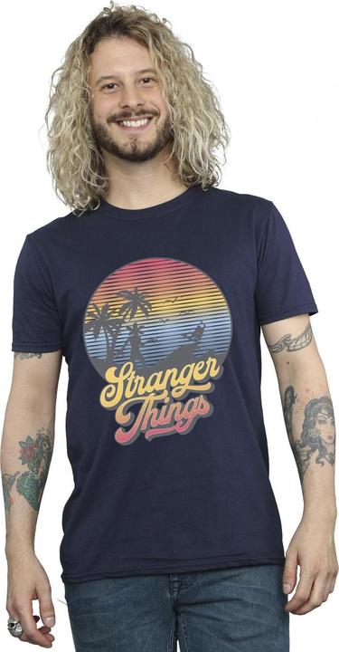 Immagine prodotto Netflix Stranger Things LA Gradient Maglietta Uomo (4XL)