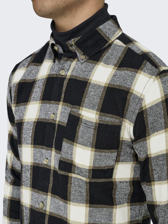 Actual product image Only & Sons Onsral Ls Slim Check Shirt (M)