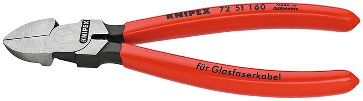 Actual product image Knipex Side cutters for fibre optic cables (160 mm)