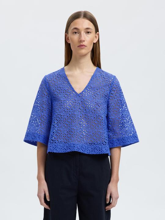 Immagine prodotto Selected Femme Broderie Anglaise Crop Top (38)