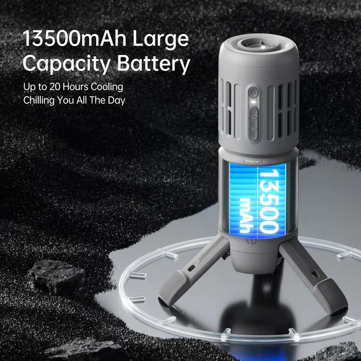Actual product image Jisulife Outdoor Fan Ultra1 (13500mAh) Grey