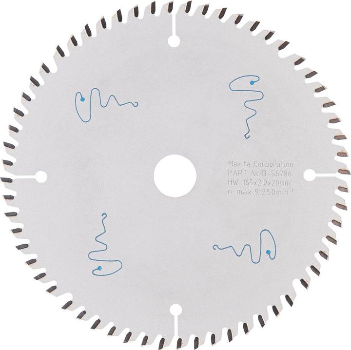 Actual product image Makita SPECIALIZED Saw blade 165x20x60Z