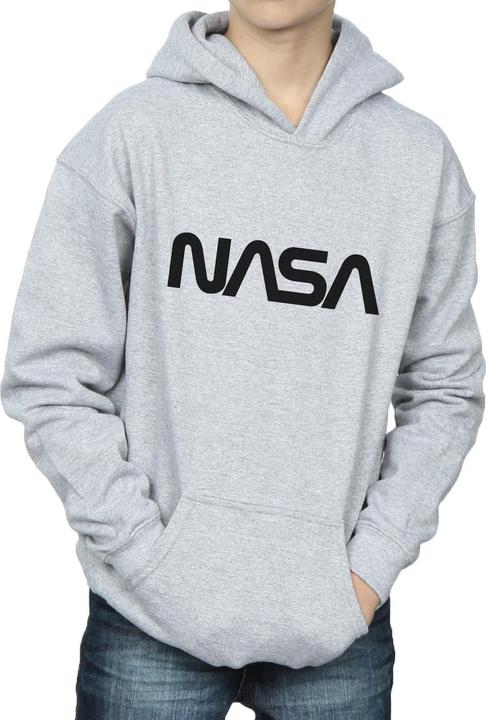 Immagine prodotto Nasa Modern Logo Felpa con Cappuccio Ragazzi (128)