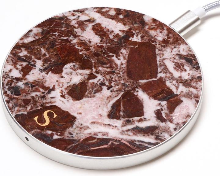 Actual product image Safari Selection Charging station CIRCLE MARBLE bordeaux (10 W)