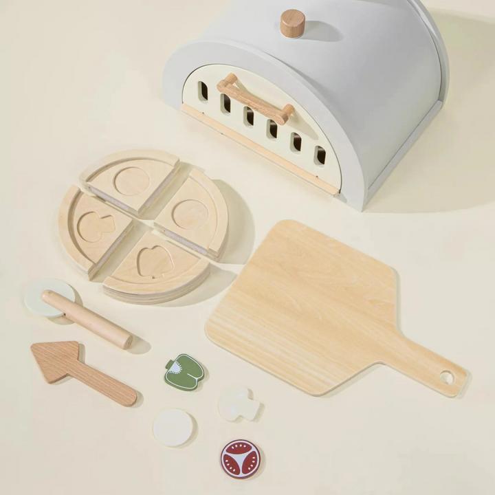 Actual product image Coco Village Pizza Oven Set – Fine Motor Skills Development