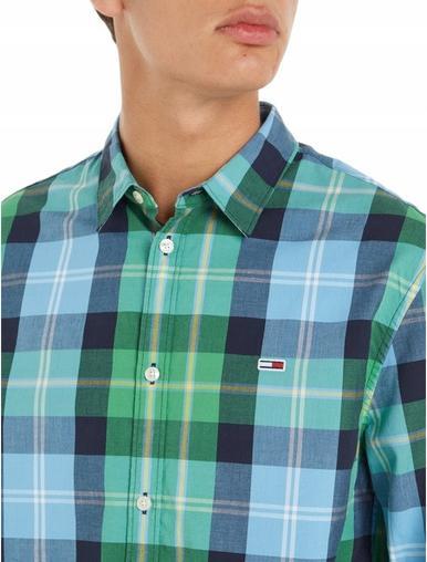 Immagine prodotto Tommy Hilfiger Camicia casual a quadri verde (44, XL)