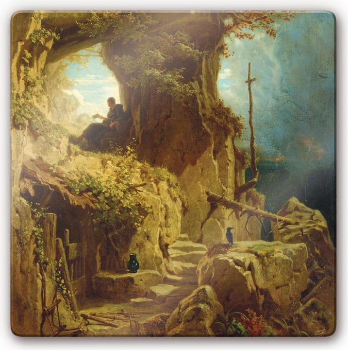 Produktbild Trenddeko Spitzweg - Der Einsiedler (50 x 50 cm)