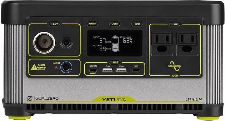 Actual product image Goal Zero Power Station Yeti 500X 505 Wh (600 W)