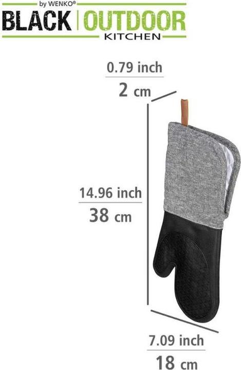 Produktbild Wenko Topfhandschuhe Ada Silikon 2er (Baumwolle, Silikon)