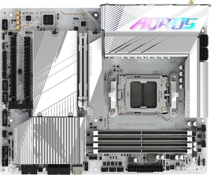Actual product image Gigabyte MB GBT AMD AM5 X670E AORUS PRO X (AM5, AMD X670E, ATX)