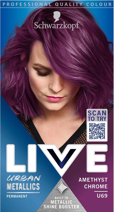 Immagine prodotto Schwarzkopf Live Colore intenso U69 Ametista Cromo (U69 Cromo ametista)