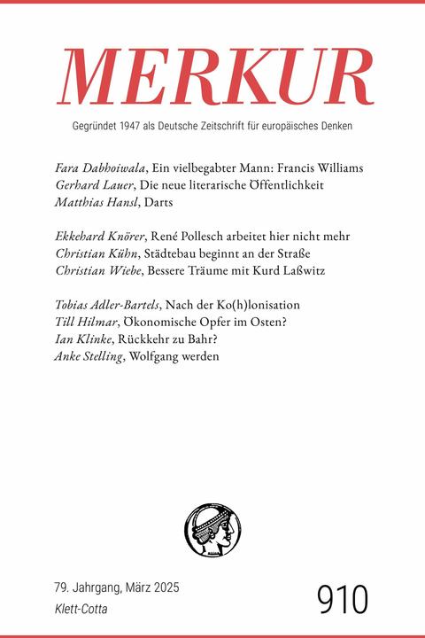 Energie-Label MERKUR 3/2025, Jg.79 (Deutsch, Christian Demand, Ekkehard Knörer, 2025)
