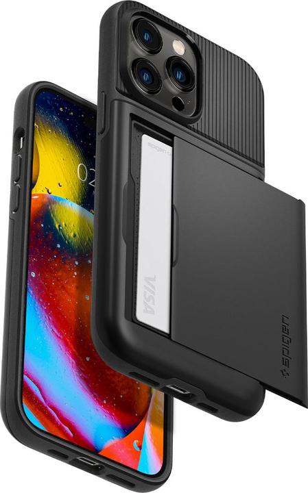 Actual product image Spigen Slim Armor CS iPhone 14 Pro Max case - Black (Apple iPhone 14 Pro Max)