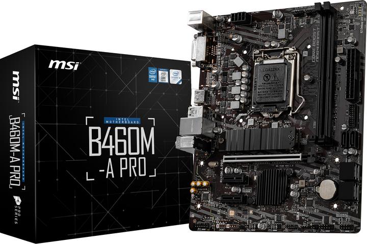 Produktbild MSI B460M-A PRO (LGA 1200, Intel B460, mATX)