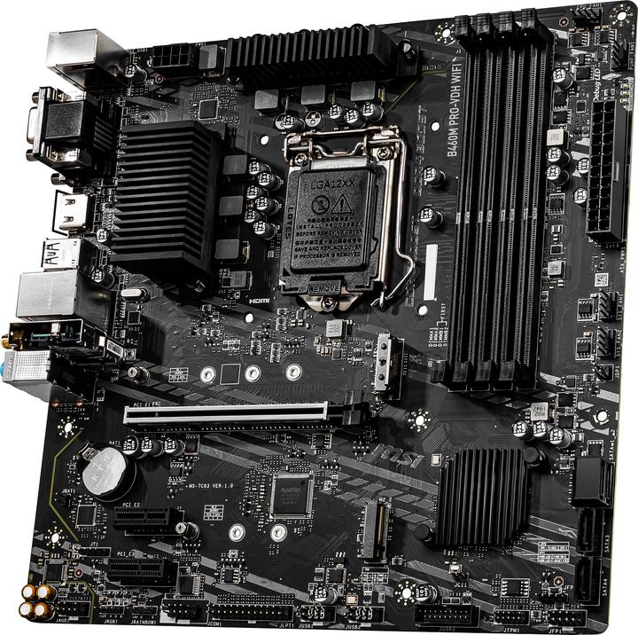 Image du produit MSI B460M Pro-VDH WIFI (LGA 1200, Intel B460, mATX)