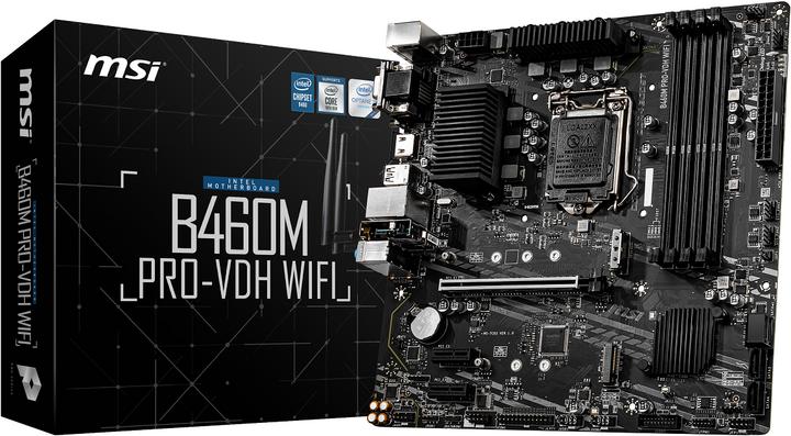 Image du produit MSI B460M Pro-VDH WIFI (LGA 1200, Intel B460, mATX)