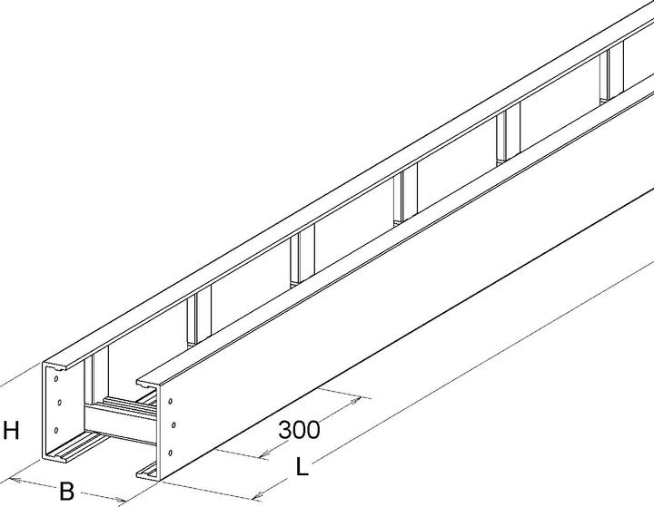 Produktbild Niedax GFK-Kabelleiter (Gerüst, 300 cm)