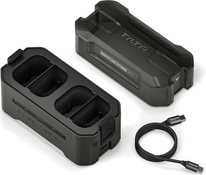 Actual product image Tilta Portable Charging Station for LP-E6 (Camera battery charger)