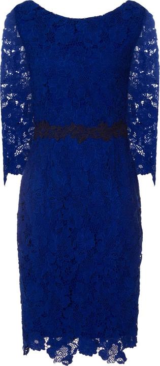 Image du produit Paper Dolls Robe bodycon bleue en dentelle crochetée (36)