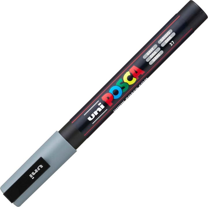 Actual product image Posca Fine Marker PC-3M (Grey, 0.90 mm, 1 x)