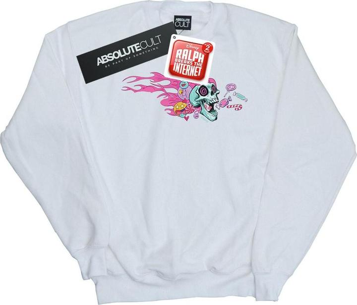 Disney Wreck It Ralph Candy Skull Sweatshirt (L)