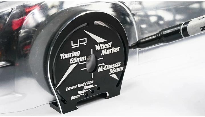 Image du produit Yeah Racing Marqueurs de roues pour carrosseries 1:10