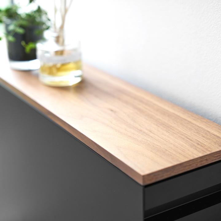 Image du produit Yamazaki Étagère extensible avec étagère en bois TOWER (140 x 56 x 55 cm)
