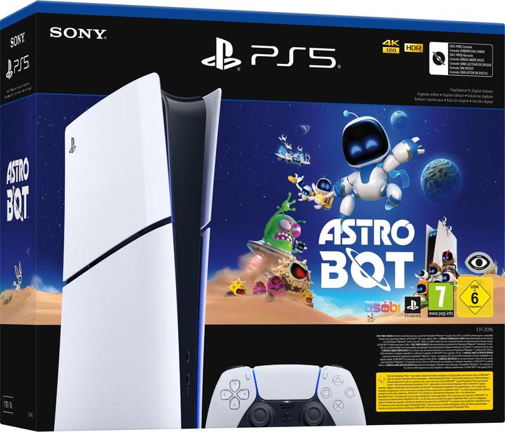 Actual product image Sony PlayStation 5 Digital Edition incl. Astro Bot