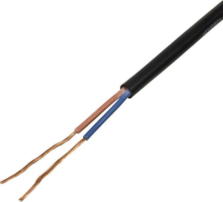 Tru Components TC-13389172 Gummischlauchleitung H05RN-F 2 x 1 mm² Schwarz 100 m (100 m)