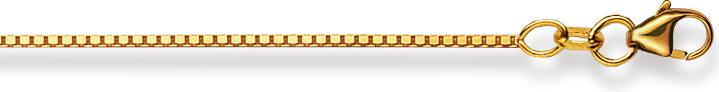Natsumi Schmuck Halskette Gelbgold 9K/375 Venezianer 1.1MM (375/9 K Gelbgold, 40 cm)