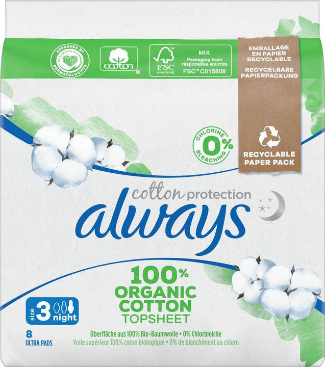 Always Ultra Binde Cotton Protection (8 x)
