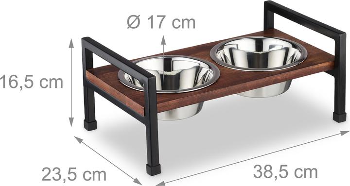 Produktbild Relaxdays Hunde-Futterstation (0.75 l)