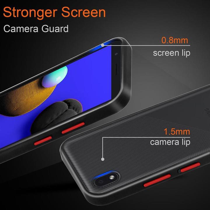 Actual product image Cadorabo Hybrid Matt Cover (Samsung Galaxy A01 Core)