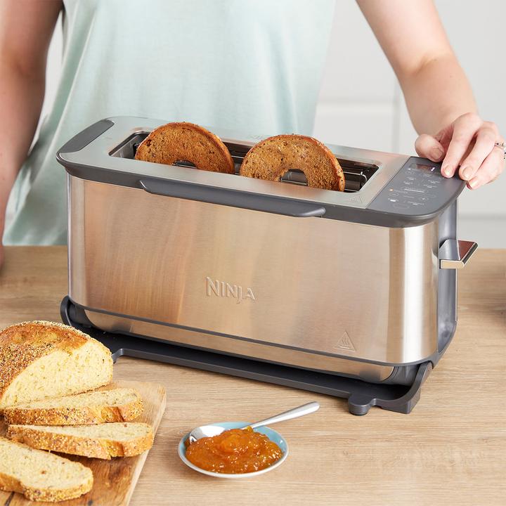 Image du produit Ninja 3-in-1 Multifunctionele Toaster, Grillplaat en Panini Maker - 7 Roosterstanden - RVS - ST202EU (Fiche CH)