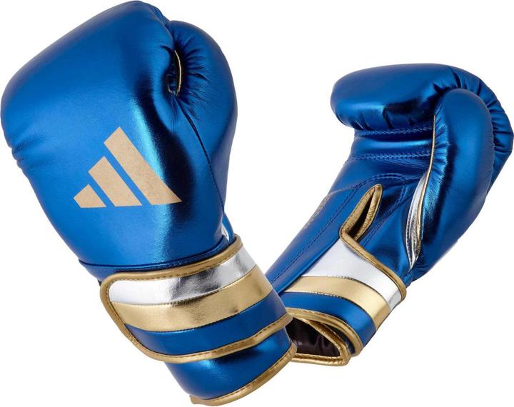 adidas Boxhandschuhe Speed 500 blue/gold Microfibre, ADISBG501 (12 OZ)