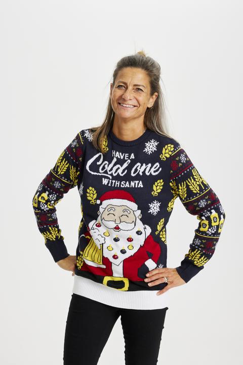 Image du produit Christmas Sweats Have a Cold One With Santa LED (M)