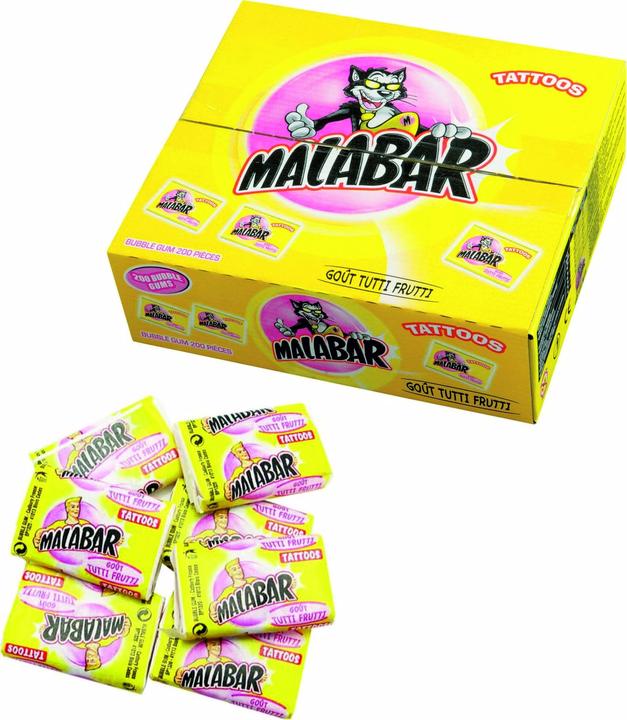 Image du produit Malabar Chewing-gum Tutti Frutti (200 pcs, 1200 g)