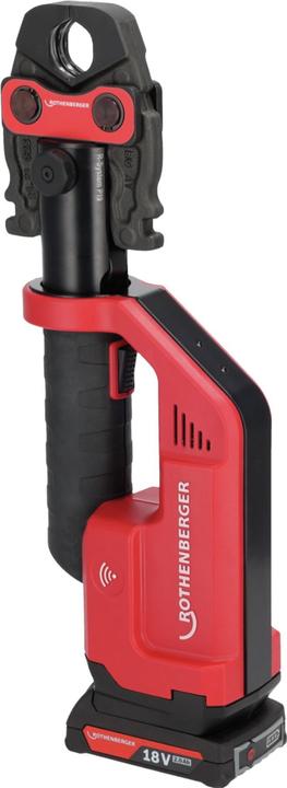 Actual product image Rothenberger Battery-powered pressing machine ROMAX Compact III Basic SET1 AMP 19 kN 15 - 35 mm 1X2Ah, EU (400 mm)