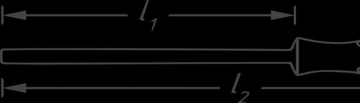 Produktbild HAZET Phasenprüfer 839-1 ∙ Schlitz Profil ∙ 0.5 x 2.8 mm (Schlitzschrauben)