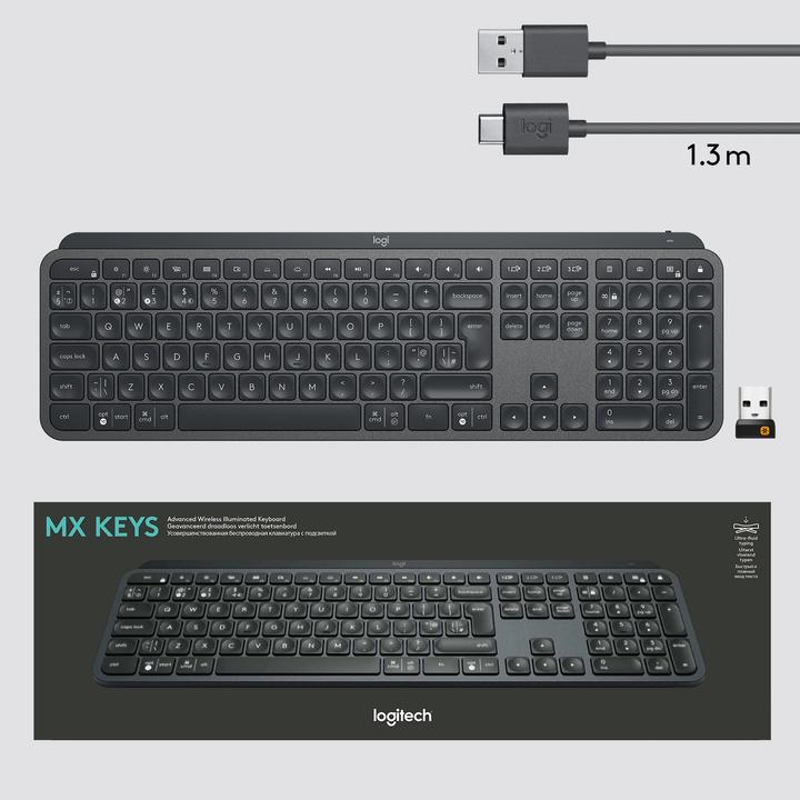 Produktbild Logitech MX Keys (DE, Kabellos)