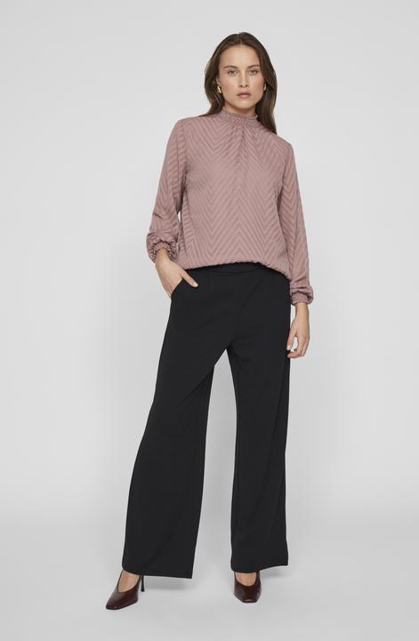 Actual product image Vila High Neck Long Sleeve Blouse (40)