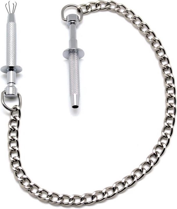 Actual product image Rimba Breast clamps with chain "Sania