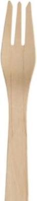 Actual product image Abena Gastro-Line gaffel, 18,2cm - brun, birketrae, premium, compostable - pakke a 100stk