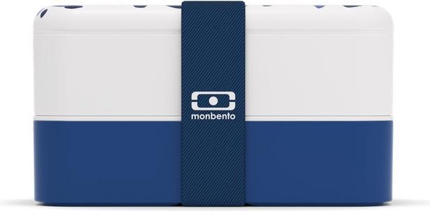Produktbild Monbento Lunchbox Bento Original, Grafik Leopardenblau