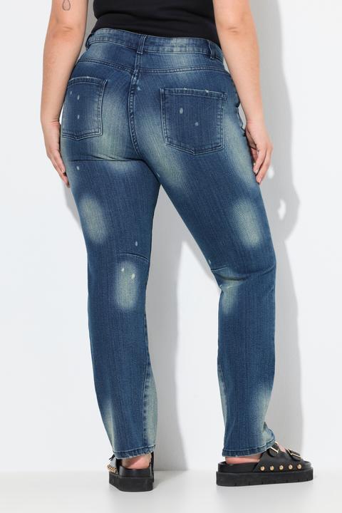 Produktbild Angel of Style Jeans Paula, Straight Fit, Totenkopf, Destroys (48)